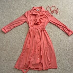 Sears pink dress